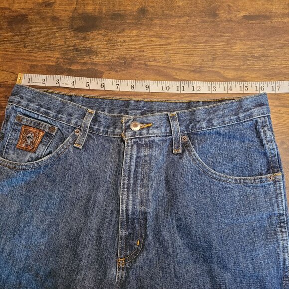 Cinch Jeans Bronze Label Slim Fit Tapered Size 34x34 Measures 32x33 MB90532002 - Picture 6 of 10